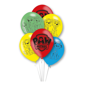 Amscan - 6 Latexballons "Paw Patrol"