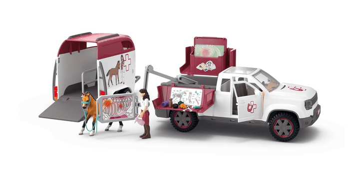 Schleich® 42704 Mobile Tierärztin mit Anhänger