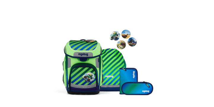 ergobag cubo Schulranzen Set TruckBär