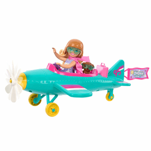 Barbie Chelsea Flugzeug - Puppe und Spielset