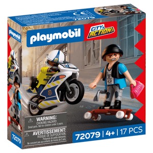 72079 Verfolgungsjagd mit Motorrad - Playmobil