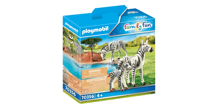 70356 2 Zebras mit Baby - Playmobil