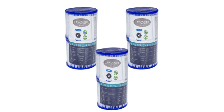 Bestway 15196/6 Filterkartuschen VI - für Lay-Z-Spa 10,6 x 8  cm (6er Set)