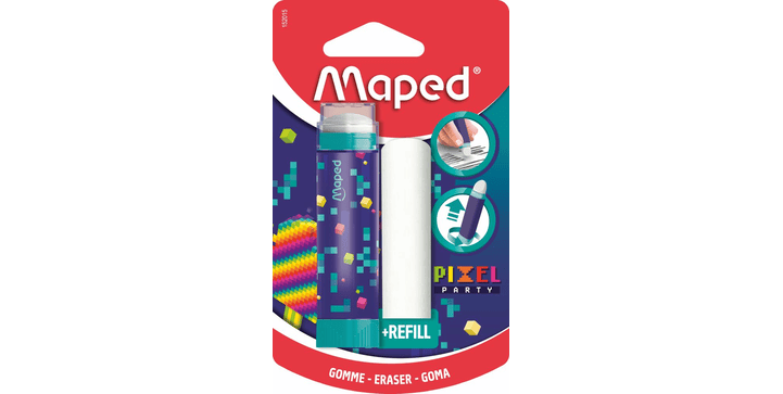 Maped Radierstift PIXEL PARTY + Nachfüller