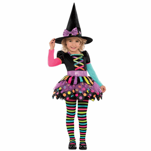 Amscan Kostüm Bunte Hexe 6-8 Jahre