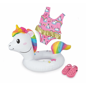Heless Puppen-Schwimmset Einhorn Henri - Gr. 35-45 cm