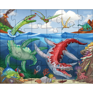 HABA - Puzzles Dinosaurier 3x je 24 Teile