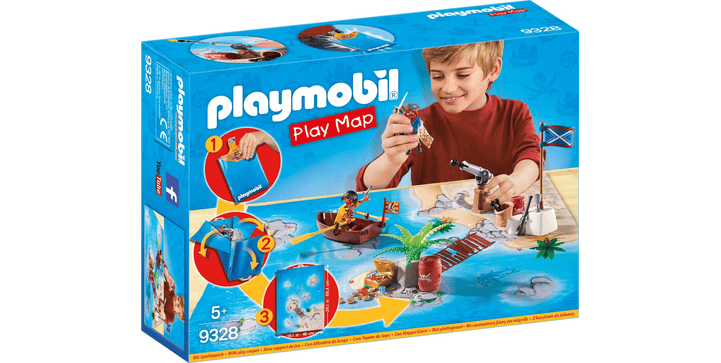 9328 Play Map Piraten - Playmobil