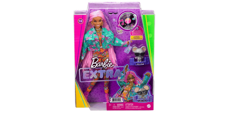 Mattel Barbie - mit pinken Flechtzöpfen