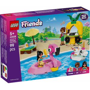 LEGO® Friends 42658 Poolparty mit Einhorn und Flamingo