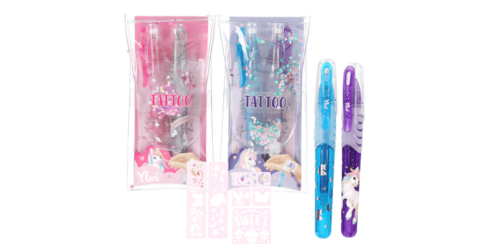 Ylvi Tattoo Glitzer Gelstifte - Blindpack