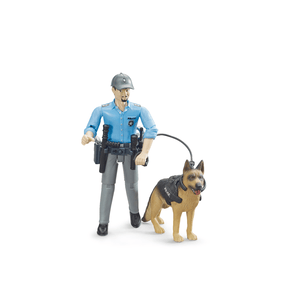 bruder® bworld Polizist mit Hund