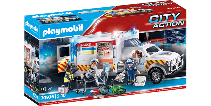 70936 Rettungs-Fahrzeug: US Ambulance – Playmobil