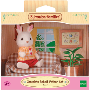 Sylvanian Families - Schokoladenhasen Vater mit Sofa
