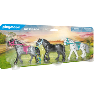 70999 3 Pferde: Friese, Knabstrupper & Andalusier - Playmobil