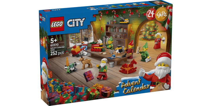 LEGO® City 60510 Adventskalender 2026 Werkstatt des Weihnachtsmanns