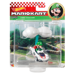 Hot Wheels Mario Kart Luigi P-Wing Cloud Glider