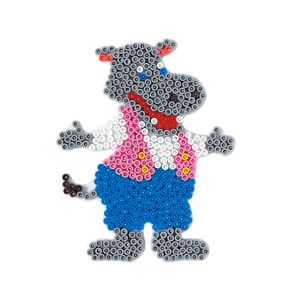 Stiftplatte Flusspferd