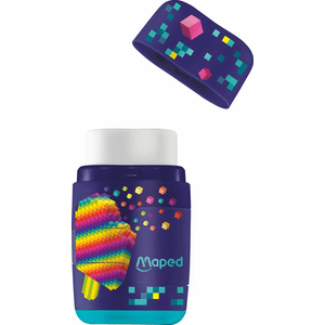 Maped Radierer/Anspitzer 2in1 PIXEL PARTY