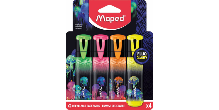 Maped Textmarker FLUO PEPS FLEX x4