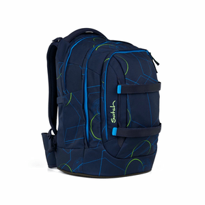 satch Pack Schulrucksack Blue Tech