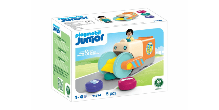 71774 JUNIOR: Spaßiges Müllsammelfahrzeug - Playmobil