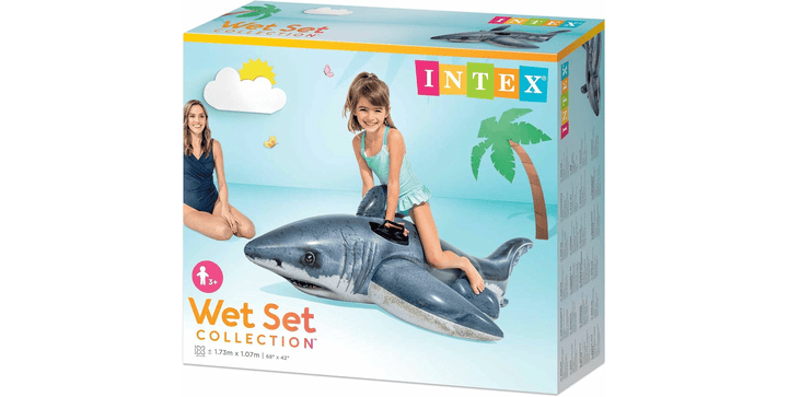 INTEX White Shark 173 x 107 cm