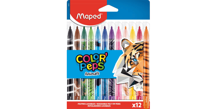 Maped Filzstifte COLOR'PEPS ANIMALS x 12