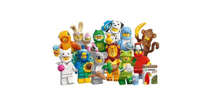 LEGO® Minifiguren 71051 Tiere Serie 28 - Komplettset (12Figuren)
