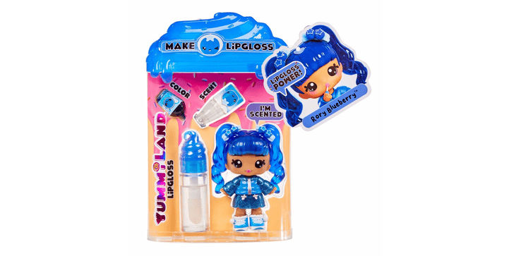 Yummiland Lipgloss Doll- Rory Blueberry