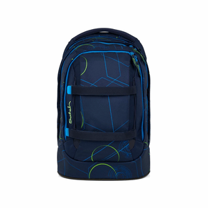 satch Pack Schulrucksack Blue Tech