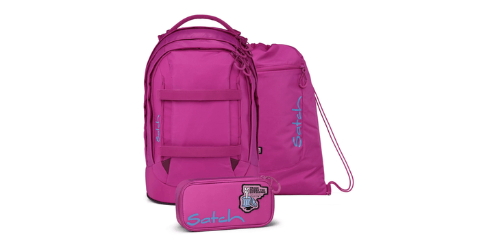 Satch pack Schulrucksack Set Fearless Pink