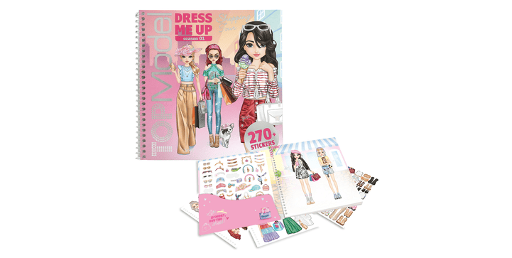 TOPModel Dress Me Up Stickerbuch Shopping Tour
