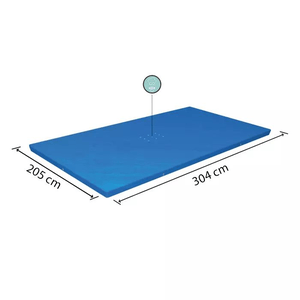 Bestway® PE-Abdeckplane eckig - 304 x 205 cm blau