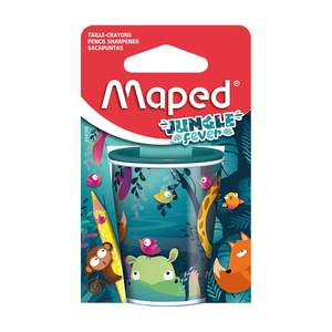 Maped Anspitzer JUNGLE FEVER, 2 Stiftgröße, Auffangdose