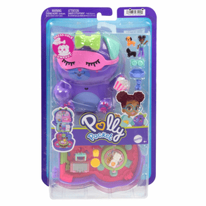 Polly Pocket Übernachtungsparty-Welpe Schatulle