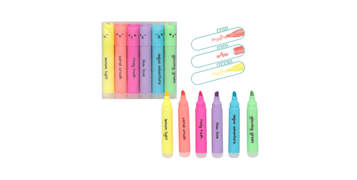 PENFection Radierbare Mini Textmarker Set