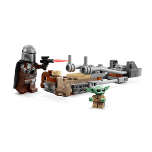 LEGO® Star Wars™ 75436 Der Mandalorianer und Grogu auf ihrem Speeder Bike™