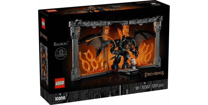 LEGO® Icons 10367 Der Herr der Ringe: Balrog™ Bücherstütze
