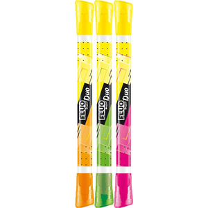 Maped Doppelseitiger Textmarker-Stift FLUO DUO x 3