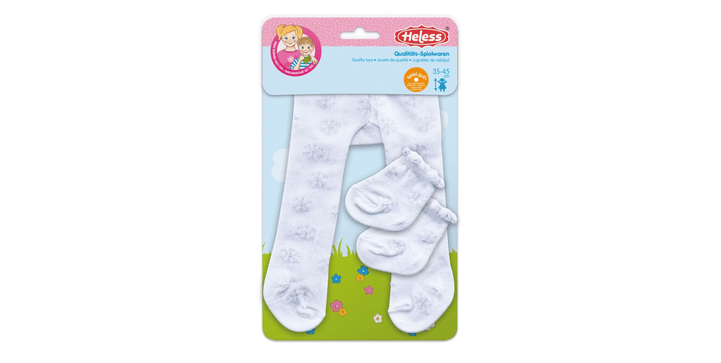 Heless Puppen-Strumpfhose mit Söckchen Eiskristalle - Gr. 35-45 cm
