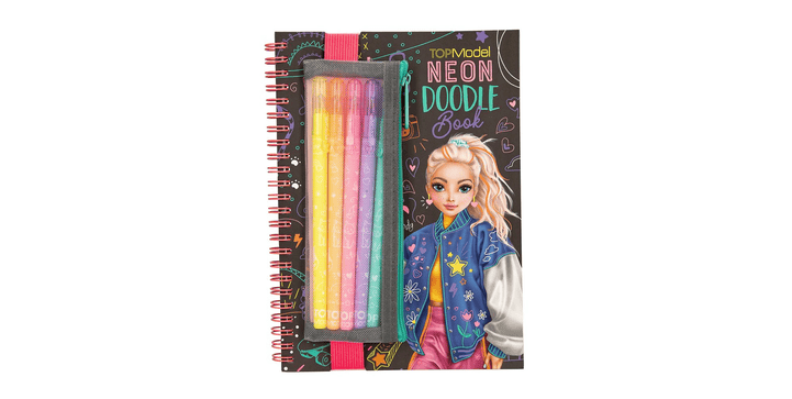 TOPModel Neon Doodle Malbuch-Set Candy