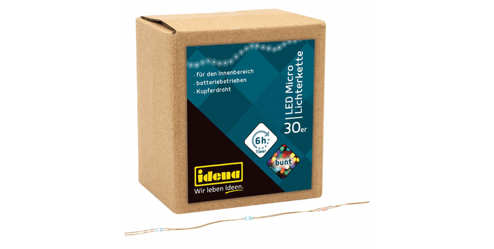 Idena Micro Lichterkette 30 LED