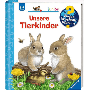 Ravensburger - WWW Junior Bd.15 - Unsere Tierkinder (blau)