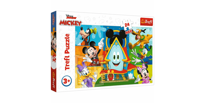 Trefl Maxi Puzzle 24 Teile - Micky Maus Funhouse