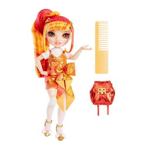 Rainbow High - Jr High Special Edition Laurel De’Vious - 9" Red and Orange Posable Fashion Doll