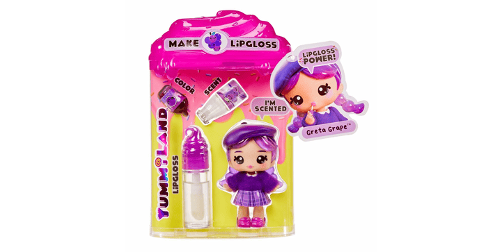 Yummiland Lipgloss Doll- Greta Grape