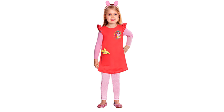 riethmüller Kostüm Peppa Wutz – Peppa Dress - 2-3 Jahre