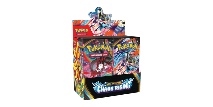 Pokémon 14104 MEGA-Entwicklung - Chaos Rising - ENGLISH - 36 Booster - Display