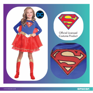 Amscan Kostüm Supergirl Alter 8-10 Jahre